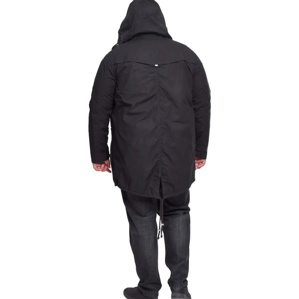 Urban Classics Light Cotton Parka - Välikausitakki, musta