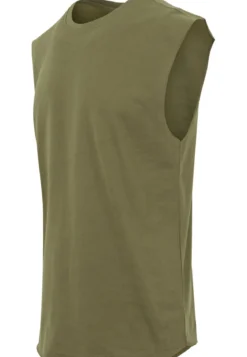 Urban Classics - Miesten Hihaton Paita, oliivi