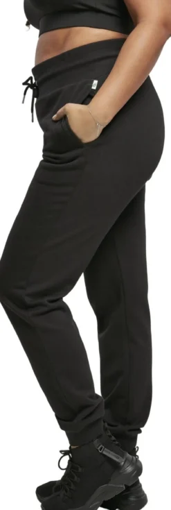 Urban Classics - Naisten collegehousut, Black