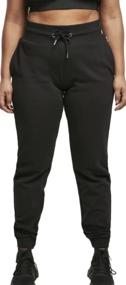 Urban Classics - Naisten collegehousut, Black