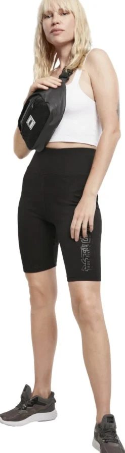 Urban Classics Naisten High Waist Branded - Pyöräilyshortsit