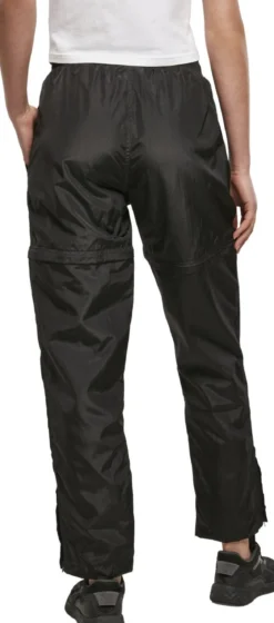 Urban Classics Naisten Shiny Crinkle Nylon Zip - Housut