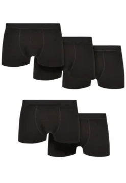 Urban Classics Organic Cotton - Bokserit 5kpl, black