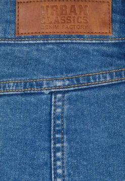 Urban Classics Organic Stretch Button Denim - Farkkuhame, blue