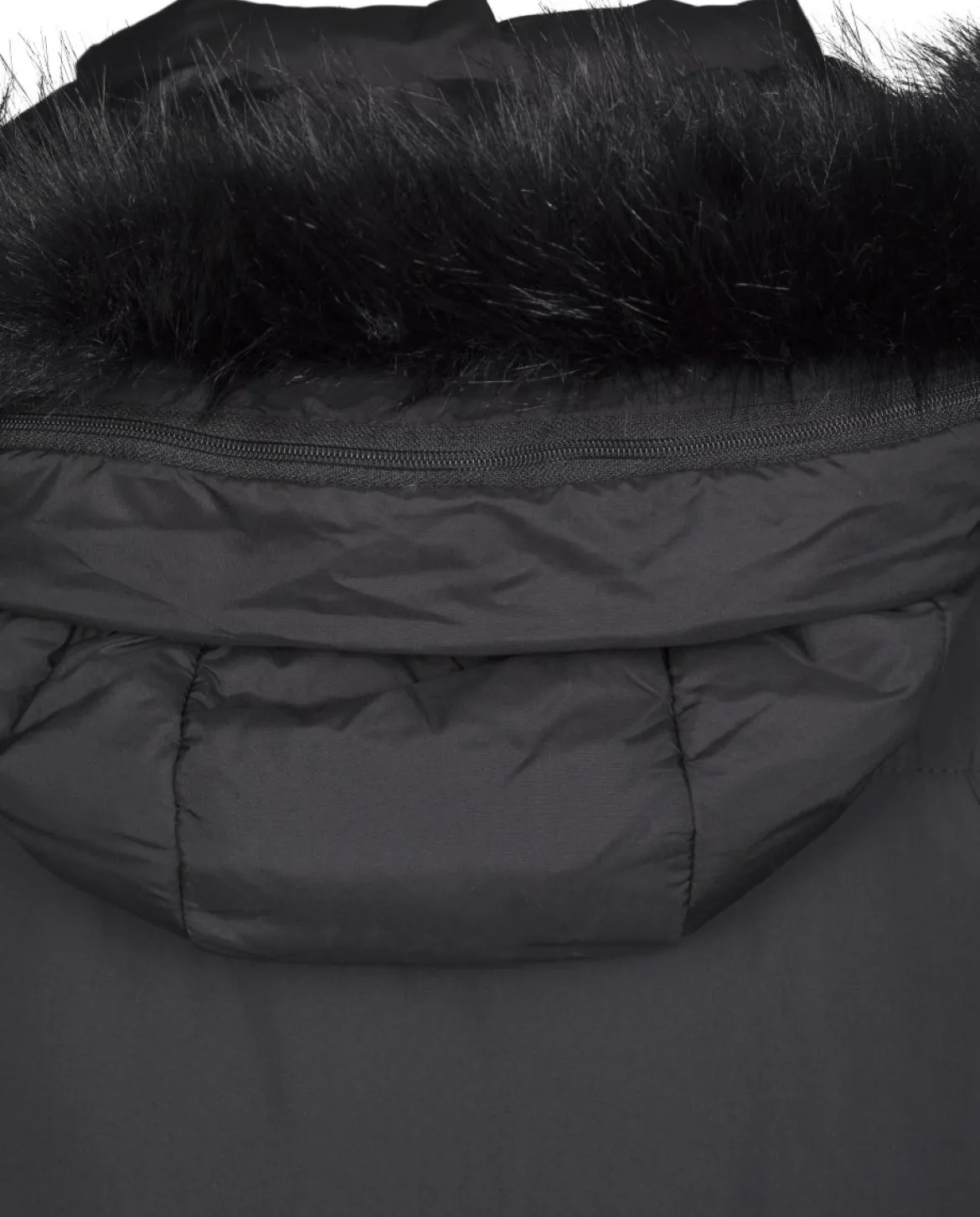 Urban Classics Oversize Faux Fur Puffer - Naisten talvitakki