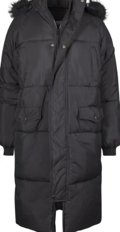 Urban Classics Oversize Faux Fur Puffer - Naisten talvitakki