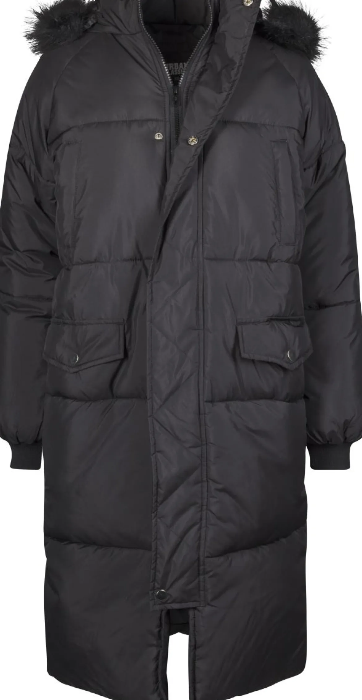 Urban Classics Oversize Faux Fur Puffer - Naisten talvitakki