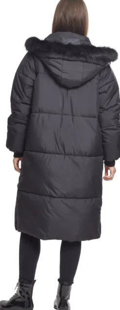Urban Classics Oversize Faux Fur Puffer - Naisten talvitakki