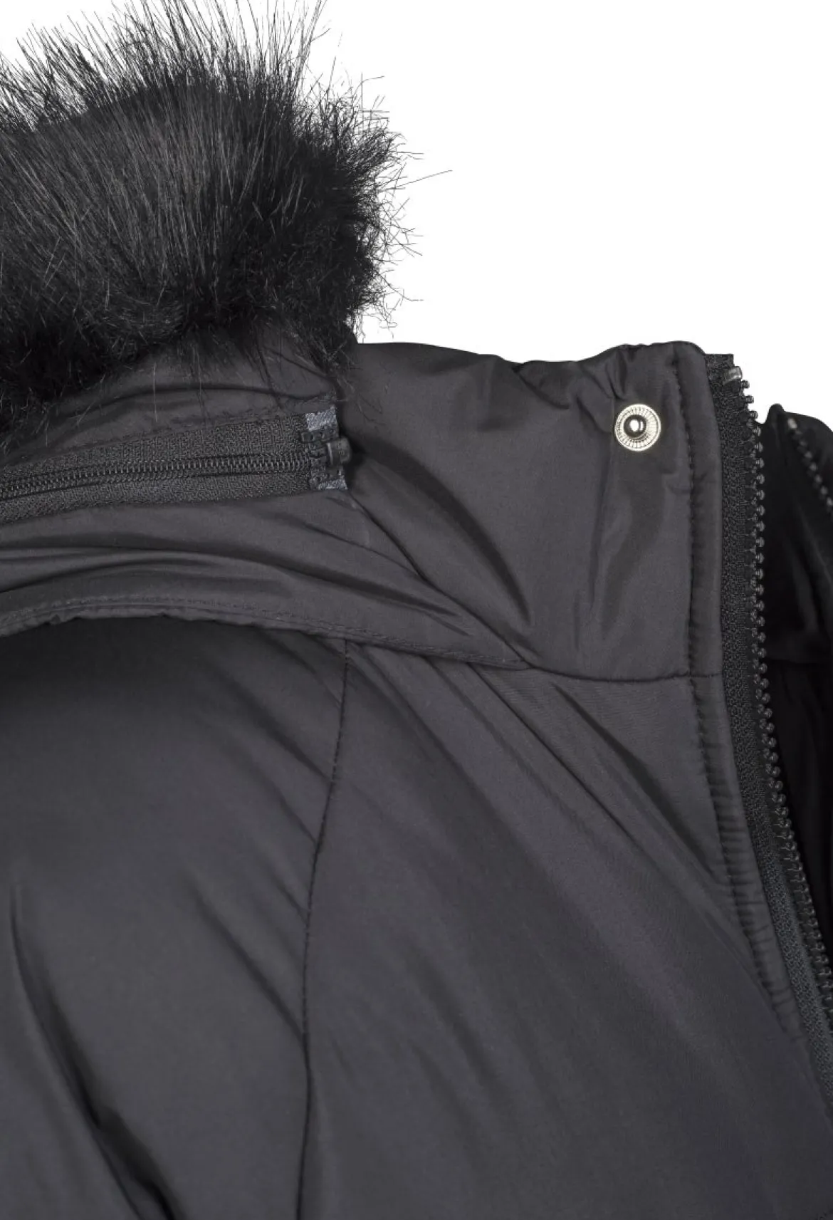 Urban Classics Oversize Faux Fur Puffer - Naisten talvitakki