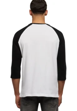Urban Classics 3/4 - Paita, wht/blk