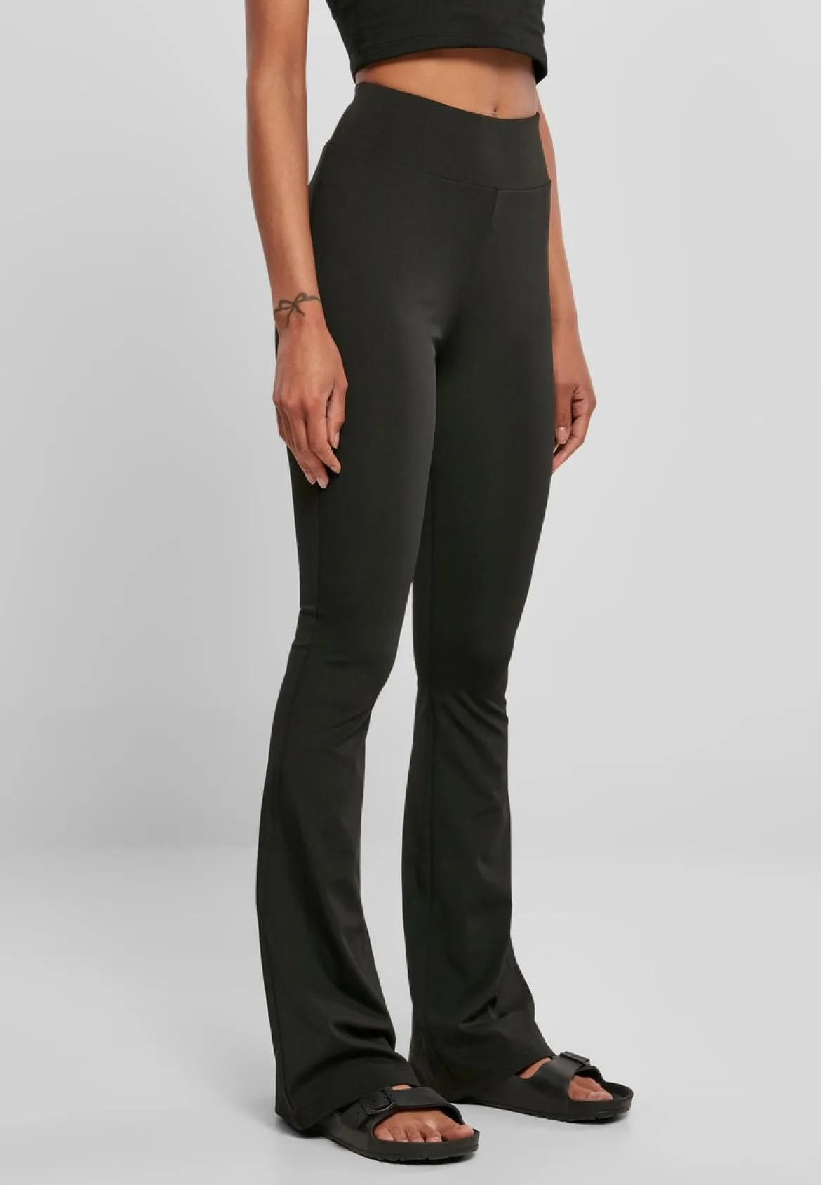 Urban Classics Recycled High Waist Flared- Legginsit