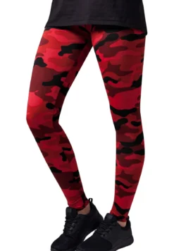 Urban Classics Red Camo - leggingsit