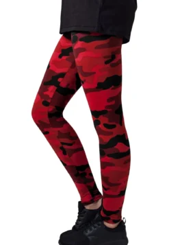 Urban Classics Red Camo - leggingsit
