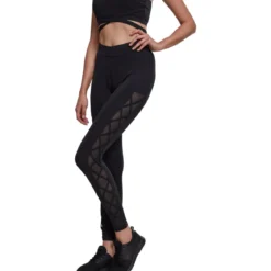 Urban Classics Ribbon Mesh - Leggingsit
