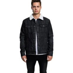 Urban Classics Sherpa Denim - välikausitakki