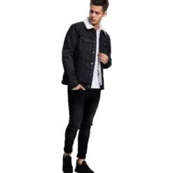 Urban Classics Sherpa Denim - välikausitakki