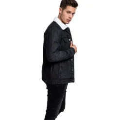 Urban Classics Sherpa Denim - välikausitakki