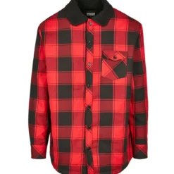 Urban Classics Sherpa Lined Shirt Jacket - Paitatakki