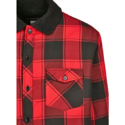 Urban Classics Sherpa Lined Shirt Jacket - Paitatakki
