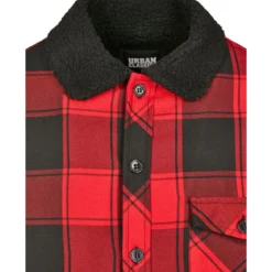 Urban Classics Sherpa Lined Shirt Jacket - Paitatakki