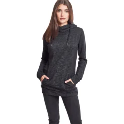 Urban Classics Slub Terry High Neck - Naisten huppari