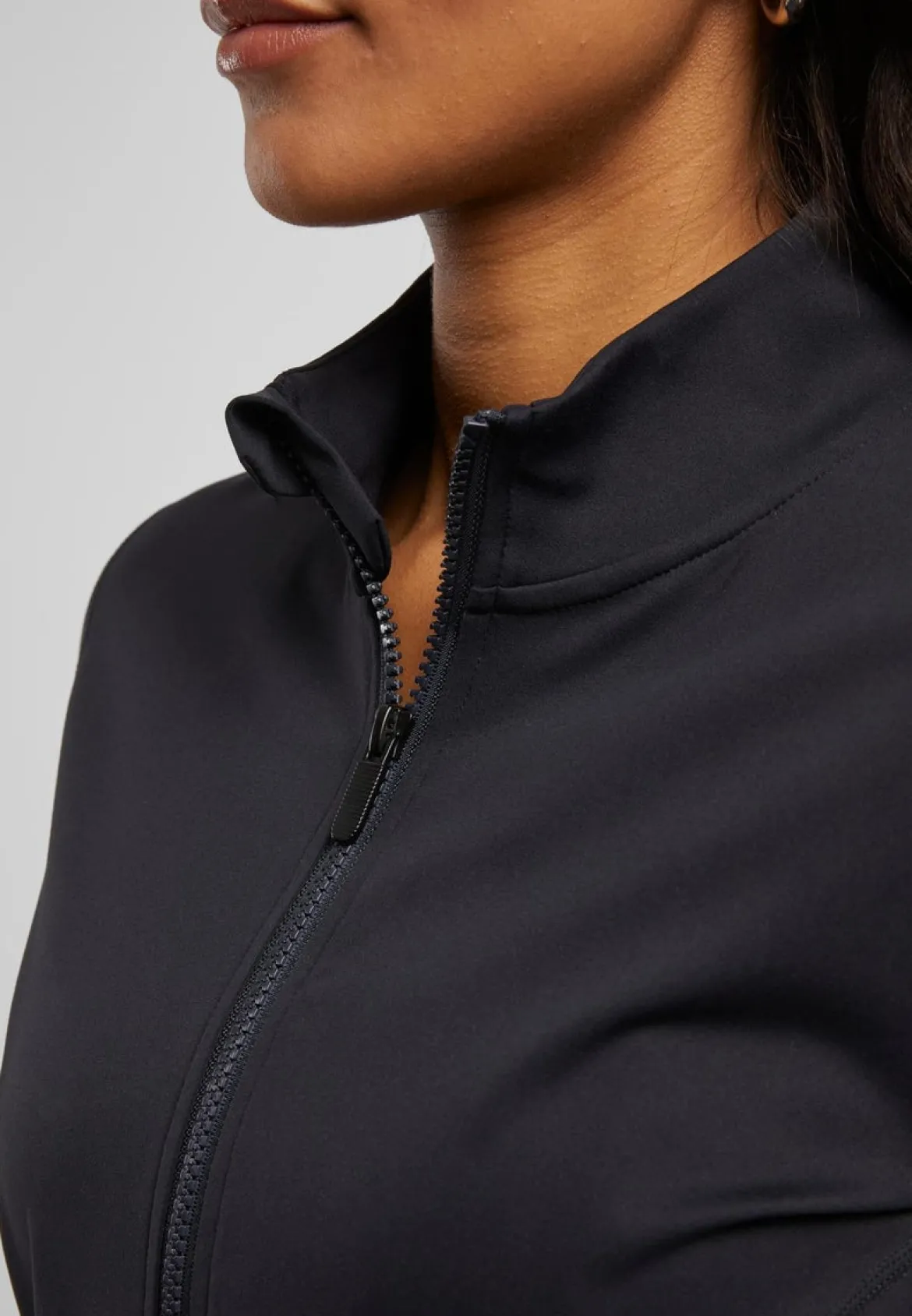 Urban Classics Sports Jacket Slim - Naisten treenitakki, musta