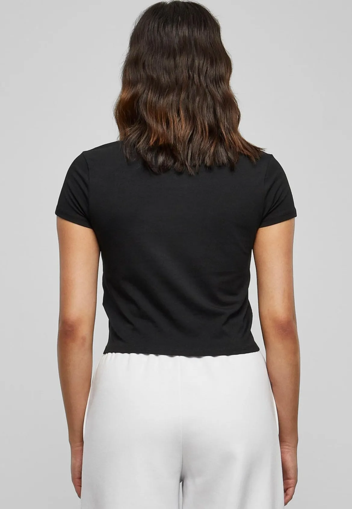 Urban Classics Stretch Jersey Cropped- T-paita