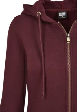 Urban Classics Sweat parka - Huppari, redwine