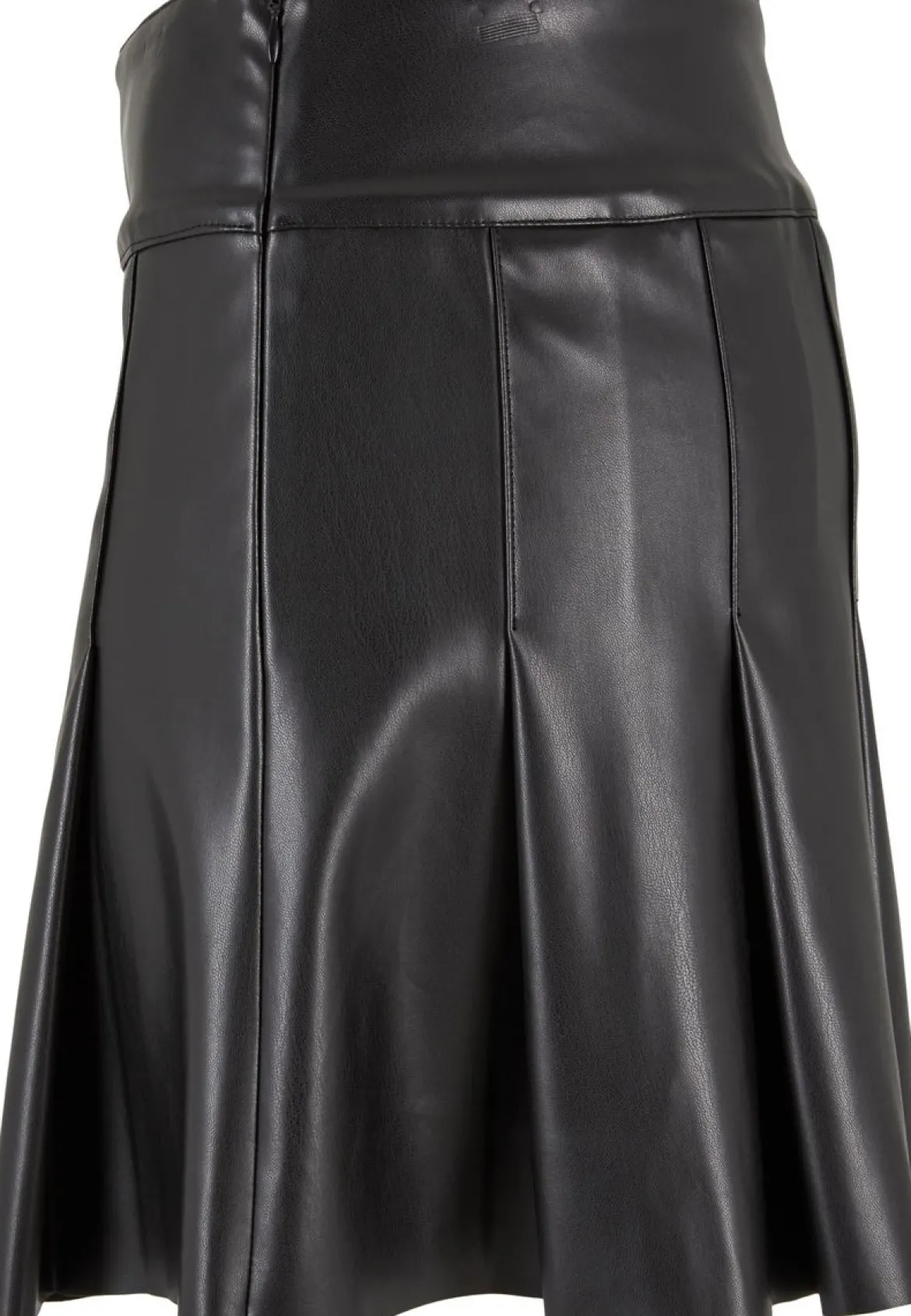 Urban Classics Synthetic Leather Pleated - Minihame