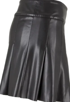 Urban Classics Synthetic Leather Pleated - Minihame