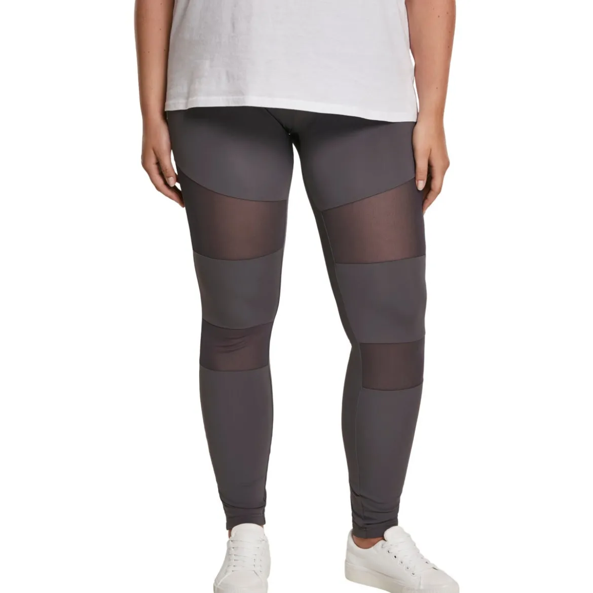 Urban Classics Tech Mesh - Legginsit, dark grey