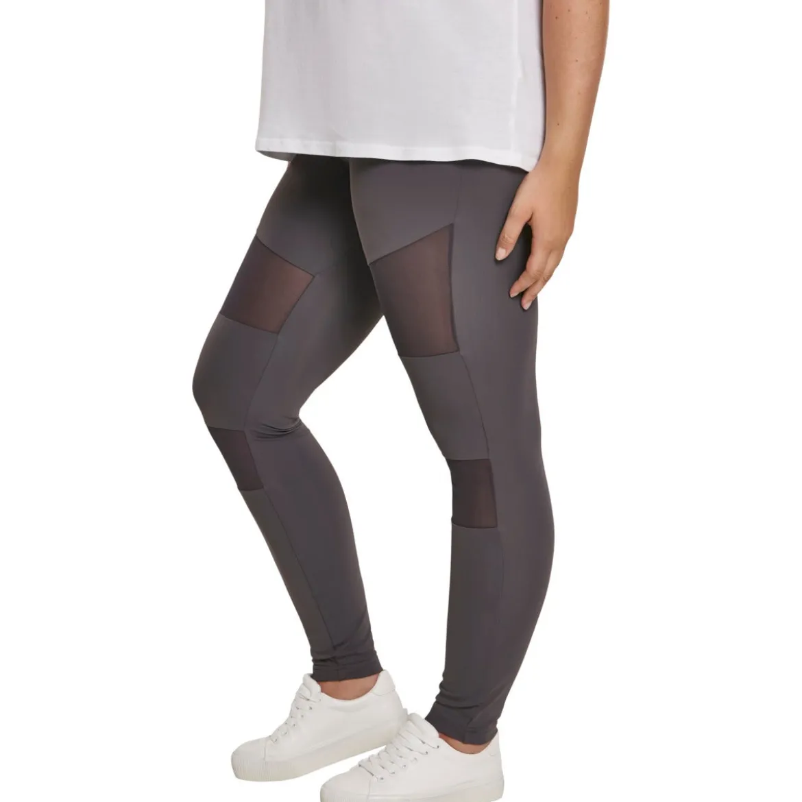 Urban Classics Tech Mesh - Legginsit, dark grey
