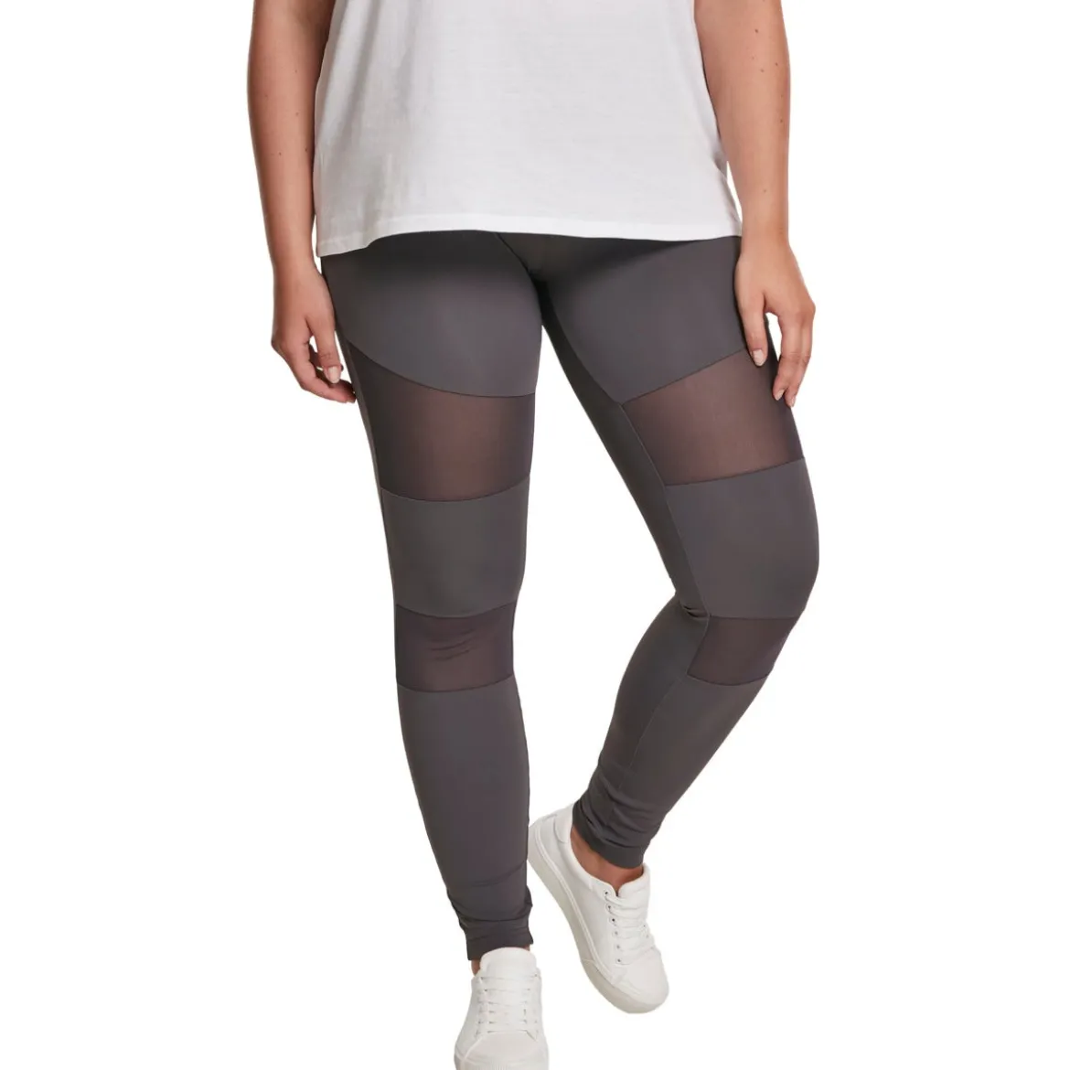 Urban Classics Tech Mesh - Legginsit, dark grey