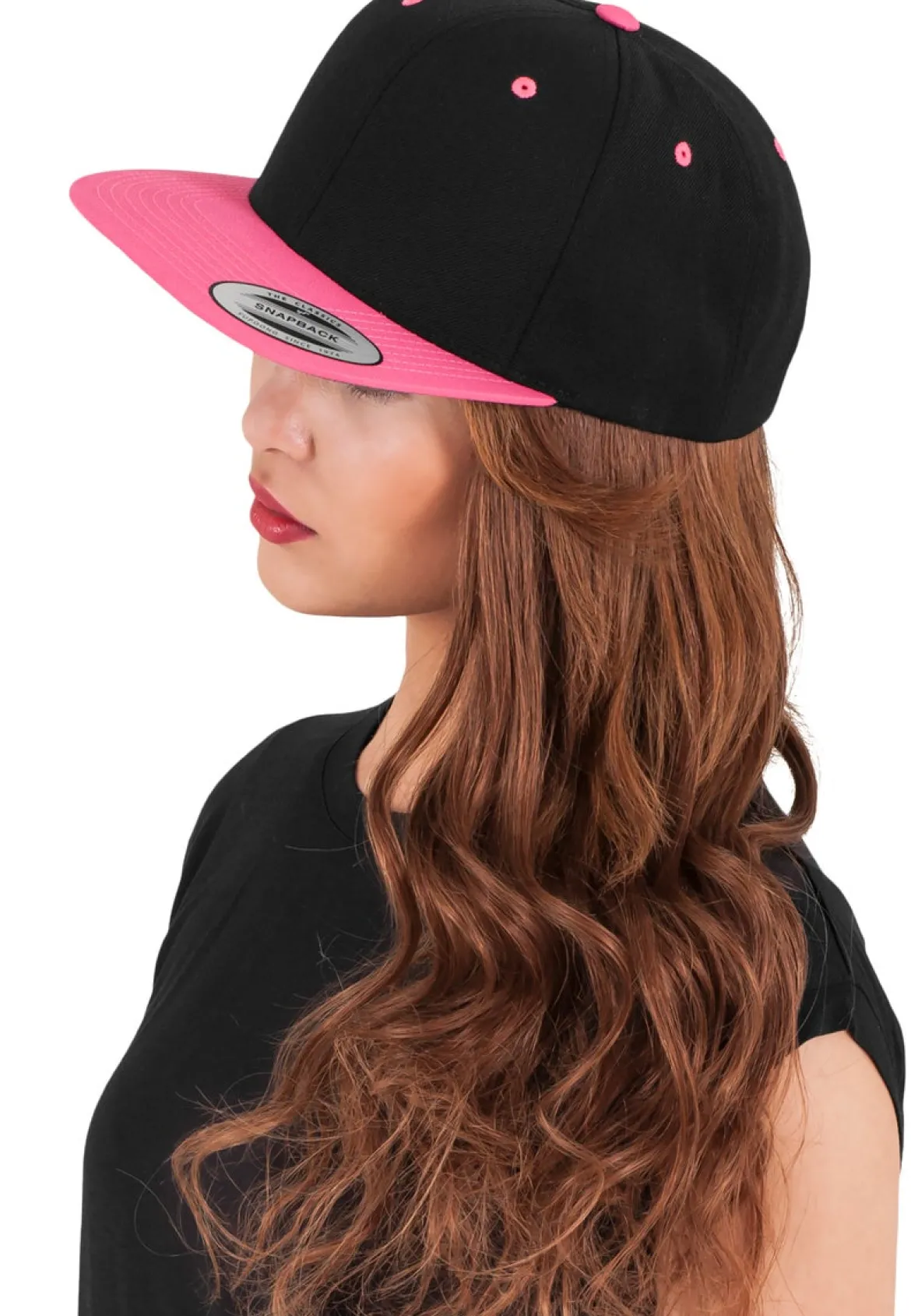 Urban Classics 2-Tone - lippis, musta pinkki