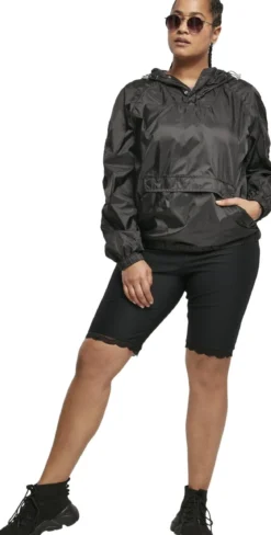 Urban Classics Transparent Light PullOver - Tuulitakki, Black