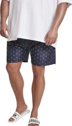 Urban Classics - Uimashortsit, flamingo