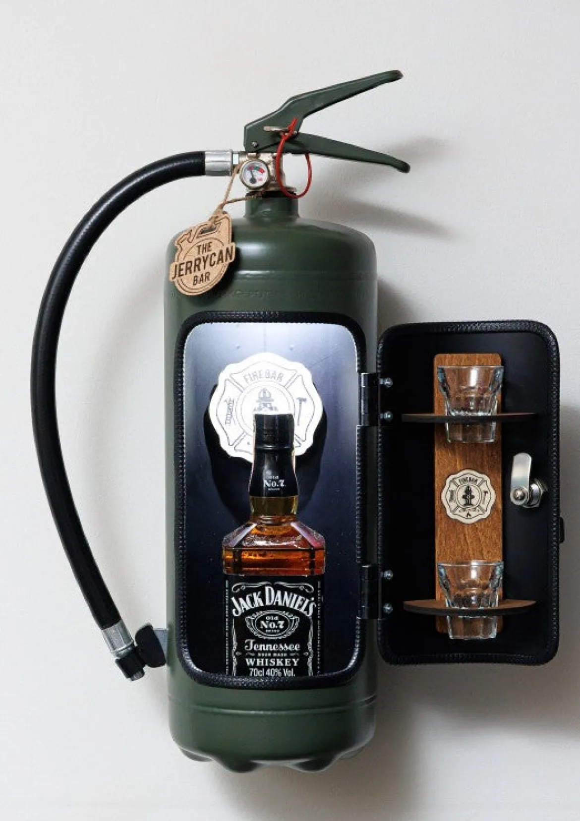 Vaahtosammutin Baarikaappi - Firebar (Military Green)