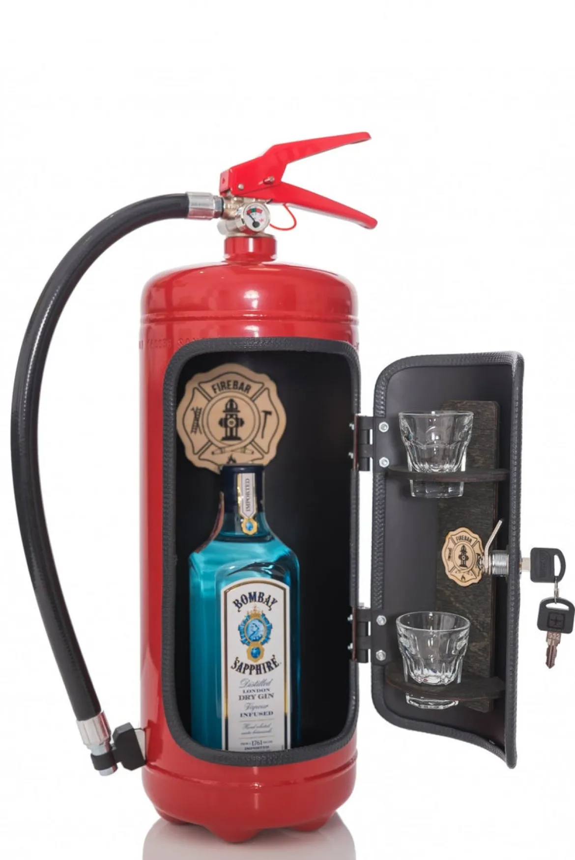 Vaahtosammutin Baarikaappi - Firebar (Red)