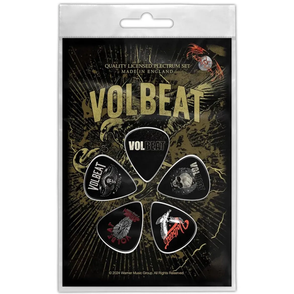 Volbeat: Eagle - Plektrasetti 5kpl