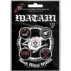 Watain Black Metal Militia - Pinssi setti 5kpl