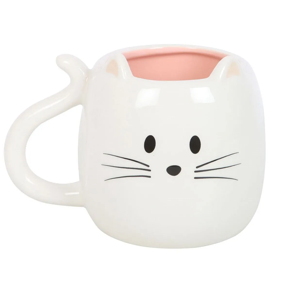 White Cat Shaped - Muki