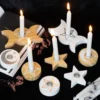 White Mystical Moon Spell - Kynttilänjalka