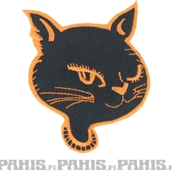 Winking Miss Cat - kangasmerkki