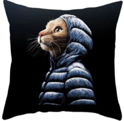 Winter Cat - Koristetyynynpäällinen